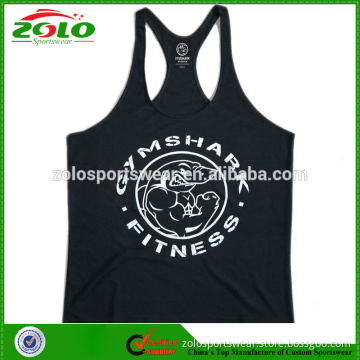 2015 New Arrival Good Quality Adult Men's Custom Made Printing Gym Singlet, Fitness Singlet
